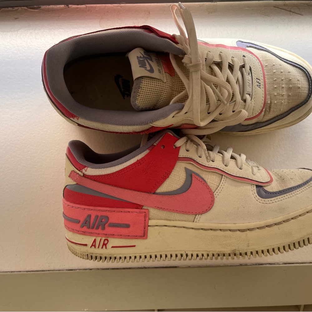 Nike Air Force 1s - pink and lavender
